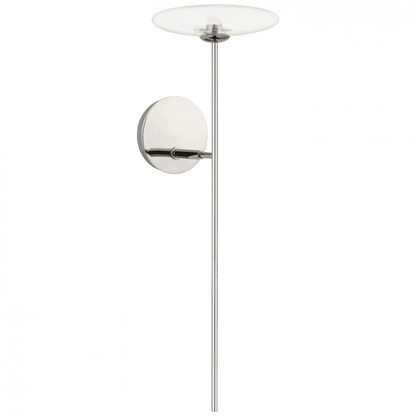 Visual Comfort Signature Calvino Large Tail Sconce Polished Nickel