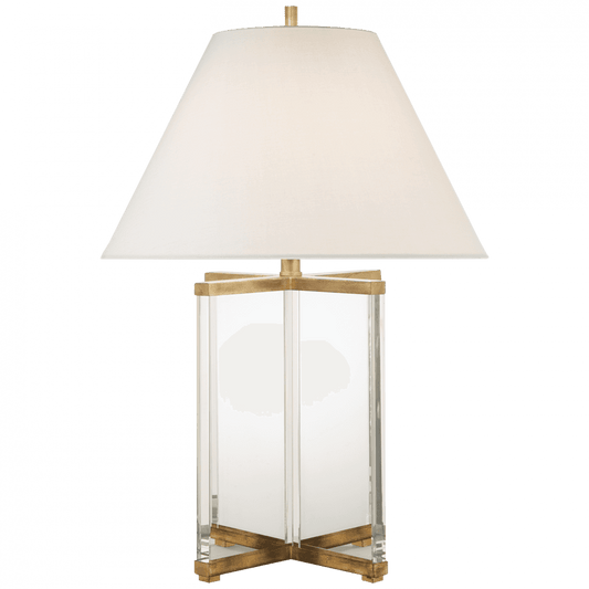 Visual Comfort Signature Cameron Table Lamp Crystal with Gild