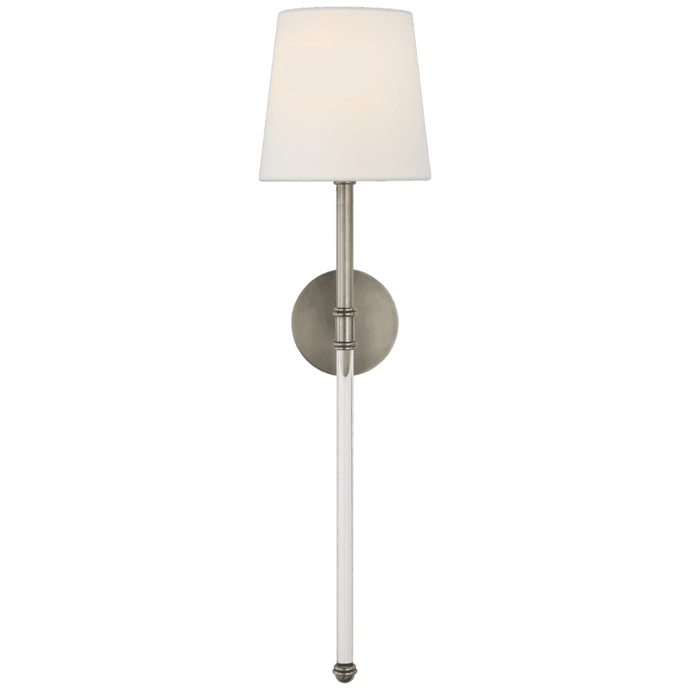 Visual Comfort Signature Camille Large Tail Sconce Antique Nickel