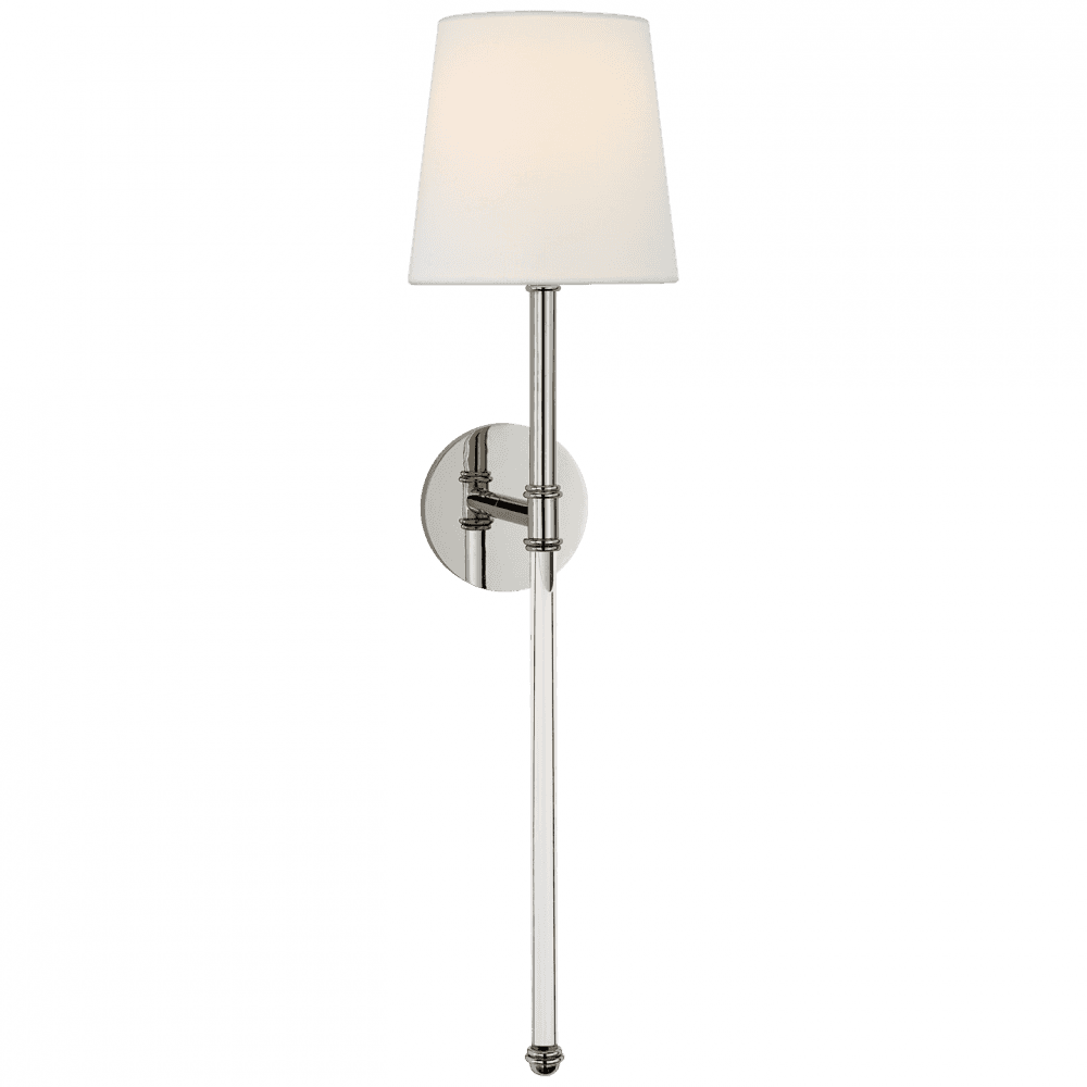 Visual Comfort Signature Camille Large Tail Sconce Polished Nickel