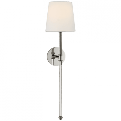 Visual Comfort Signature Camille Large Tail Sconce Polished Nickel