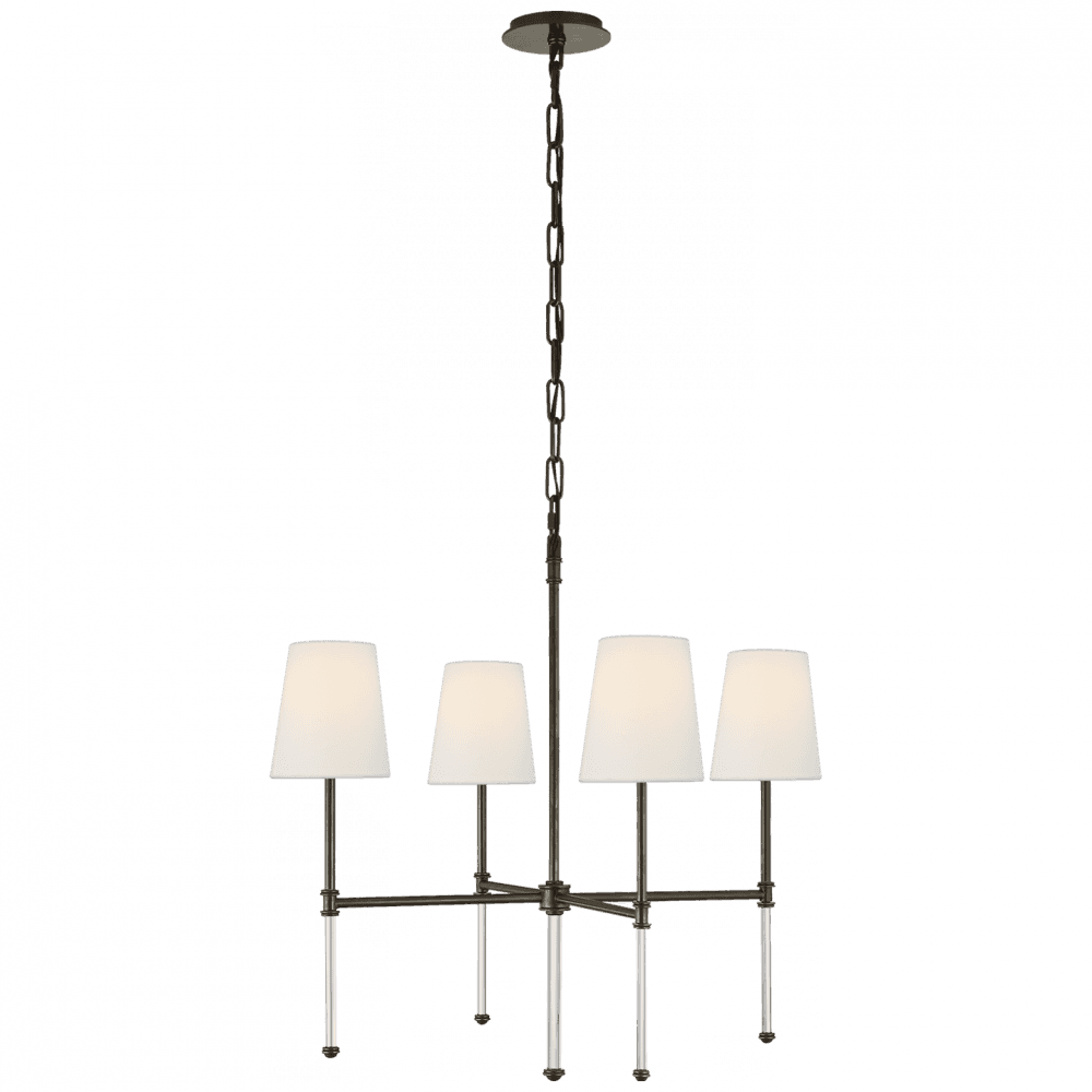 Visual Comfort Signature Camille Small Chandelier Bronze