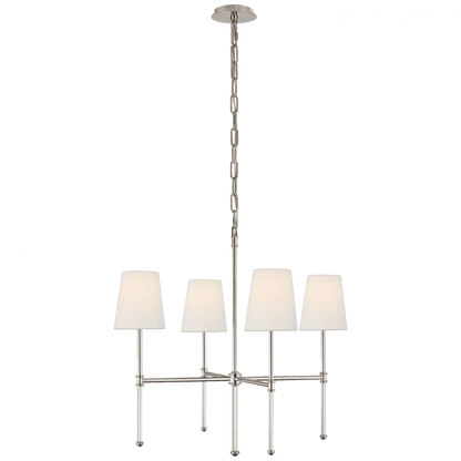 Visual Comfort Signature Camille Small Chandelier Polished Nickel
