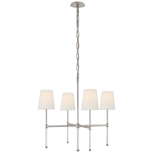 Visual Comfort Signature Camille Small Chandelier Polished Nickel