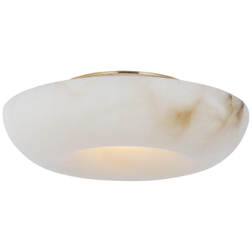 Visual Comfort Signature Cappello 12 Alabaster and Polished Nickel