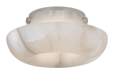 Visual Comfort Signature Cappello 6 Alabaster and Polished Nickel