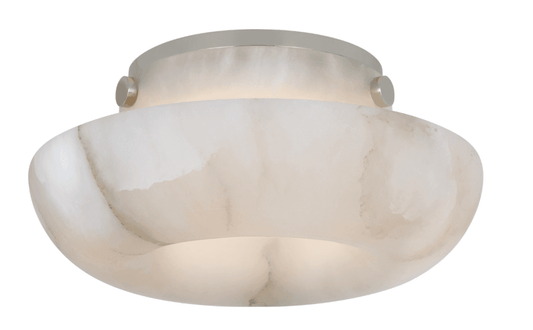 Visual Comfort Signature Cappello 6 Alabaster and Polished Nickel