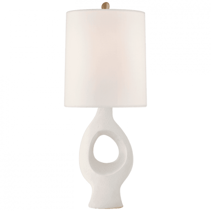 Visual Comfort & Co. Signature Collection Capra Medium Table Lamp, 1-Light, Marion White, Linen Shade, 29"H (ARN 3641MWT-L CPVWL)