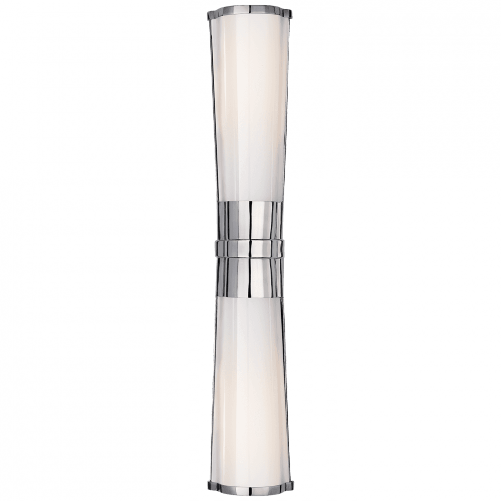 Visual Comfort Signature Carew Bathroom Wall Sconce Polished Nickel