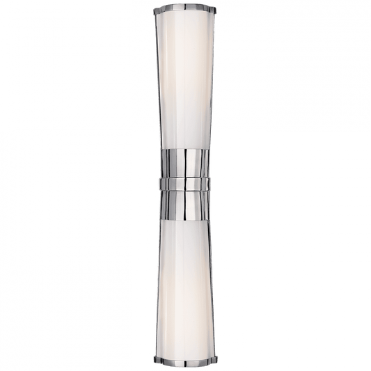 Visual Comfort Signature Carew Bathroom Wall Sconce Polished Nickel
