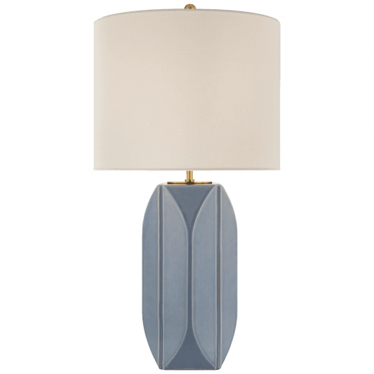 Visual Comfort Signature Carmilla Table Lamp Polar Blue Crackle