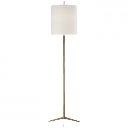 Visual Comfort Signature Caron Floor Lamp Hand-Rubbed Antique Brass