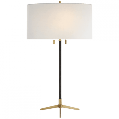 Visual Comfort Signature Caron Table Lamp Bronze with Antique Brass