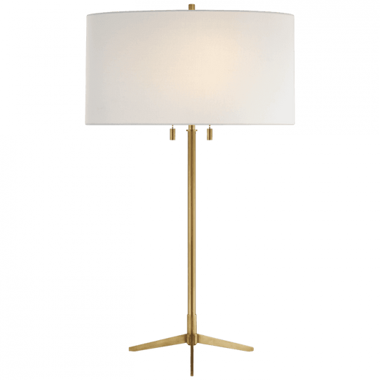Visual Comfort Signature Caron Table Lamp Hand-Rubbed Antique Brass