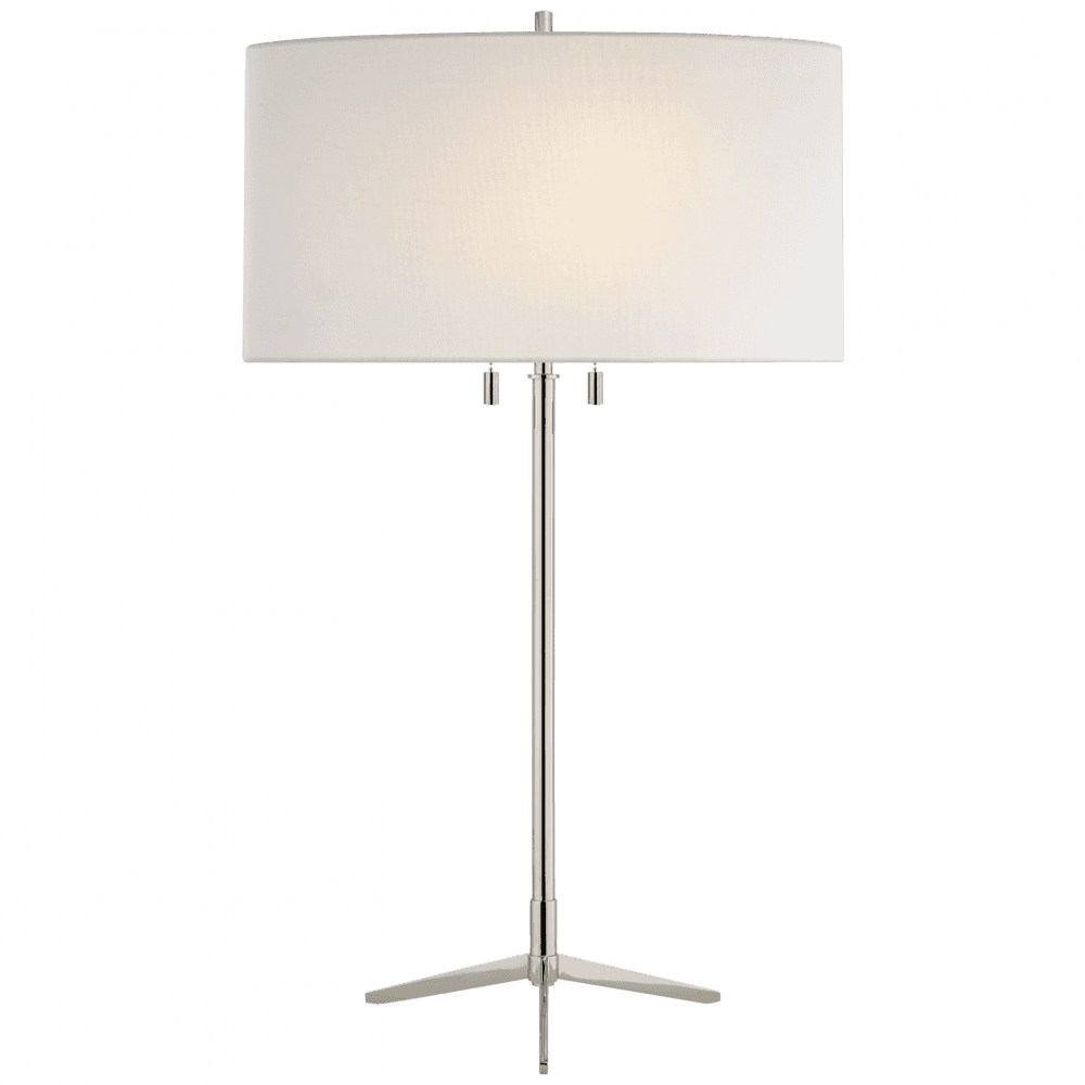 Visual Comfort Signature Caron Table Lamp Polished Nickel