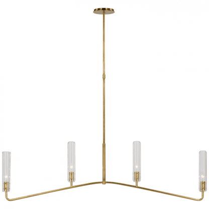 Visual Comfort Signature Casoria Large Linear Chandelier Bronze