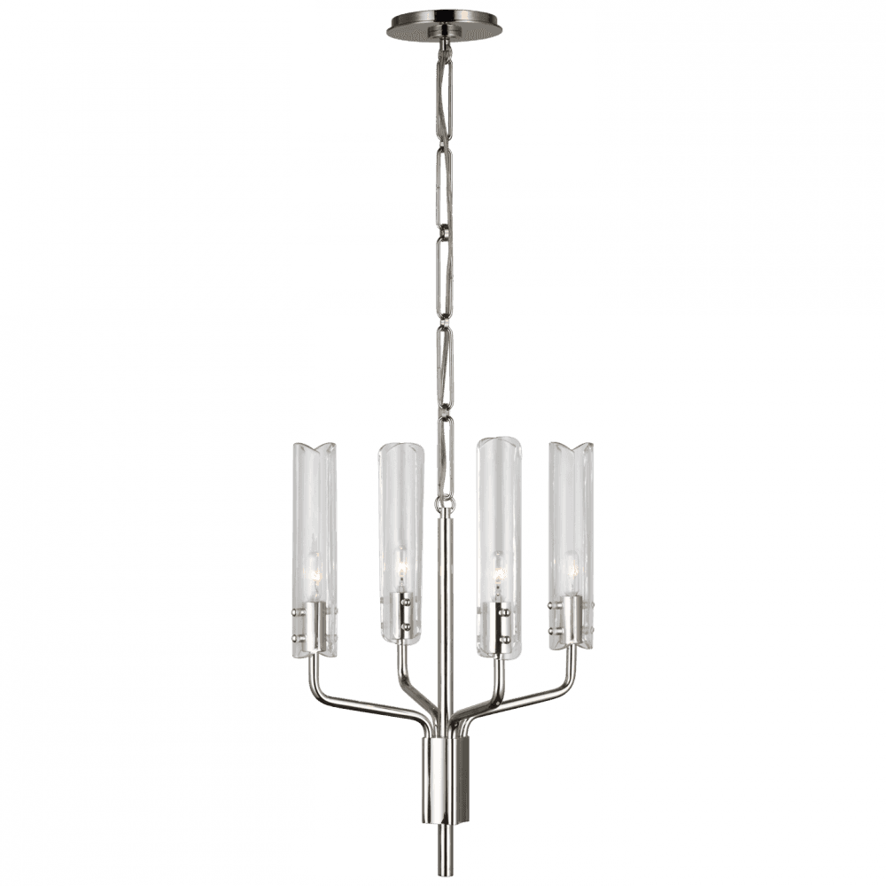 Visual Comfort Signature Casoria Petite Chandelier Polished Nickel