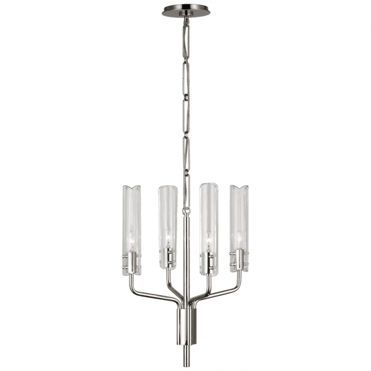 Visual Comfort Signature Casoria Petite Chandelier Polished Nickel