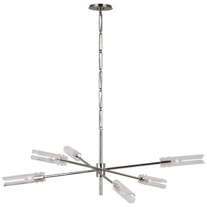 Visual Comfort Signature Casoria XL Radial Chandelier Polished Nickel