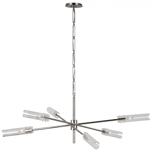 Visual Comfort Signature Casoria XL Radial Chandelier Polished Nickel
