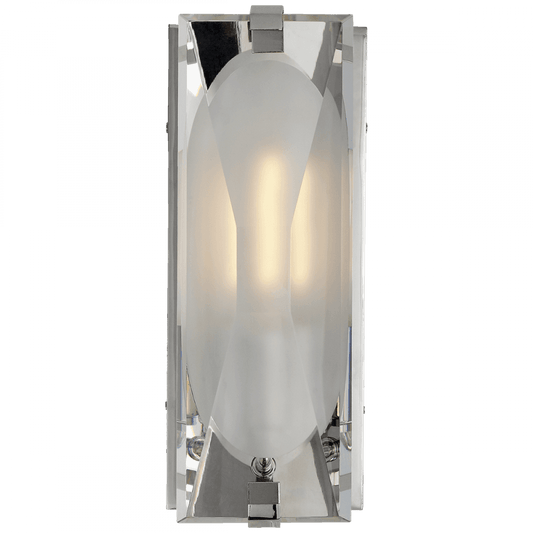 Visual Comfort Signature Castle Peak Bathroom Wall Sconce Polished Nickel