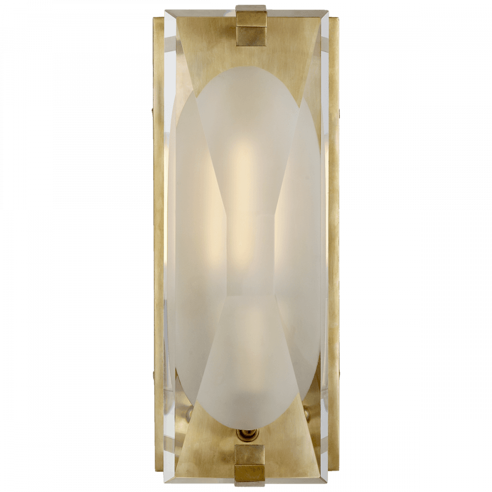 Visual Comfort Signature Castle Peak Bathroom Wall Sconce Soft Brass
