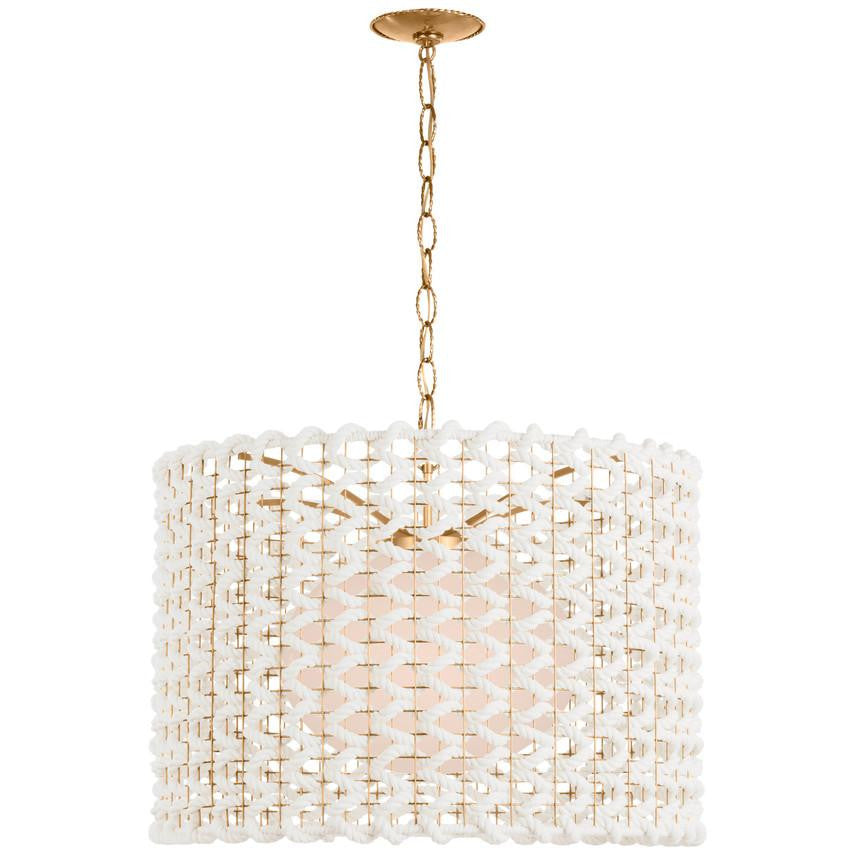 Visual Comfort Signature Catania 30 Antique-Burnished Brass