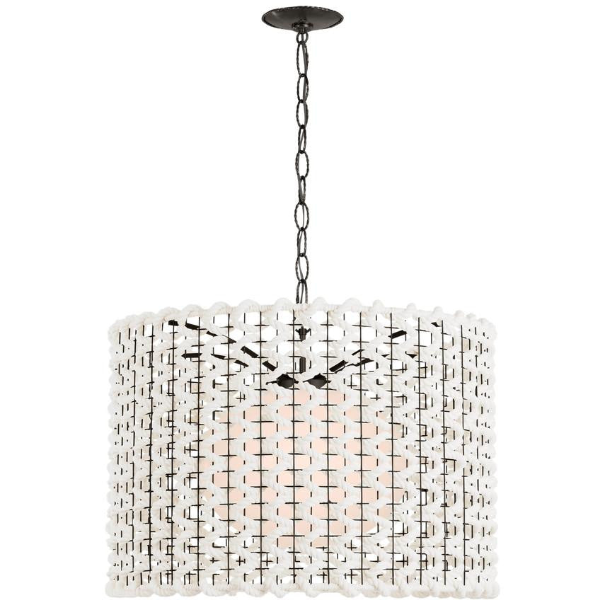 Visual Comfort & Co. Signature Collection Catania 30" Hanging Shade, Visual Comfort & Co. Signature Collection FW 5034BZ/WG-CR DD8ED