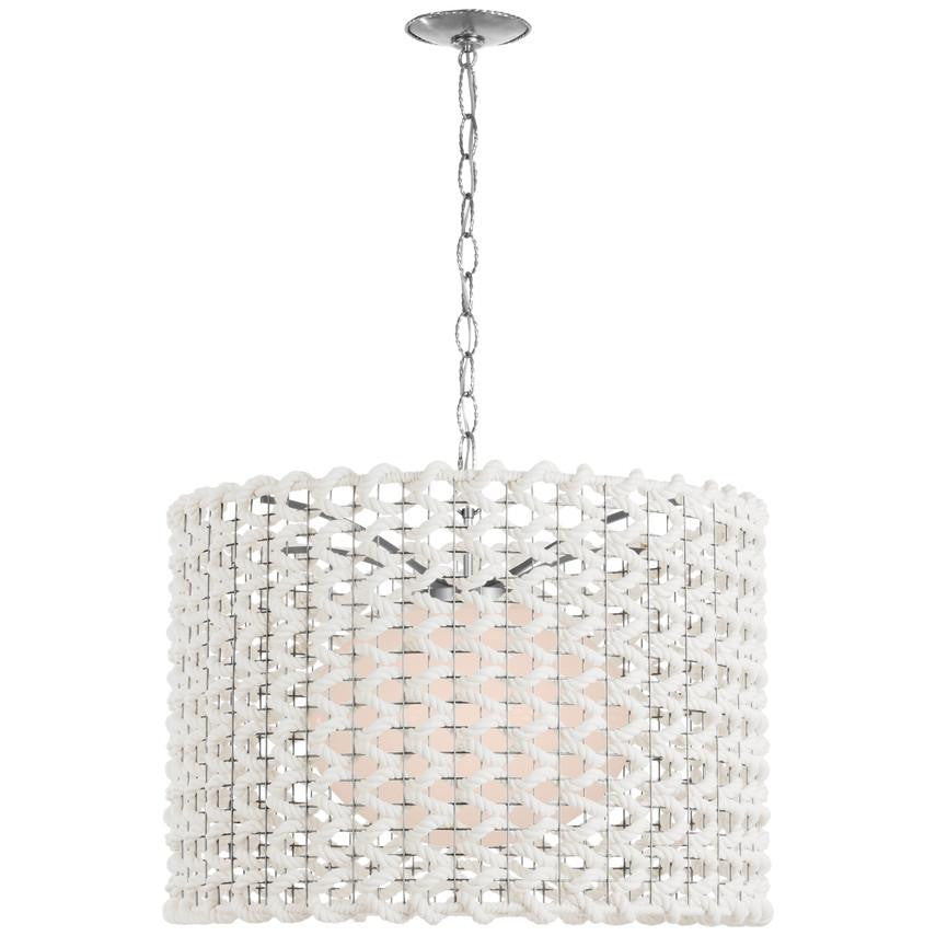 Visual Comfort & Co. Signature Collection Catania 30" Hanging Shade, Visual Comfort & Co. Signature Collection FW 5034PN/WG-CR DD8F4