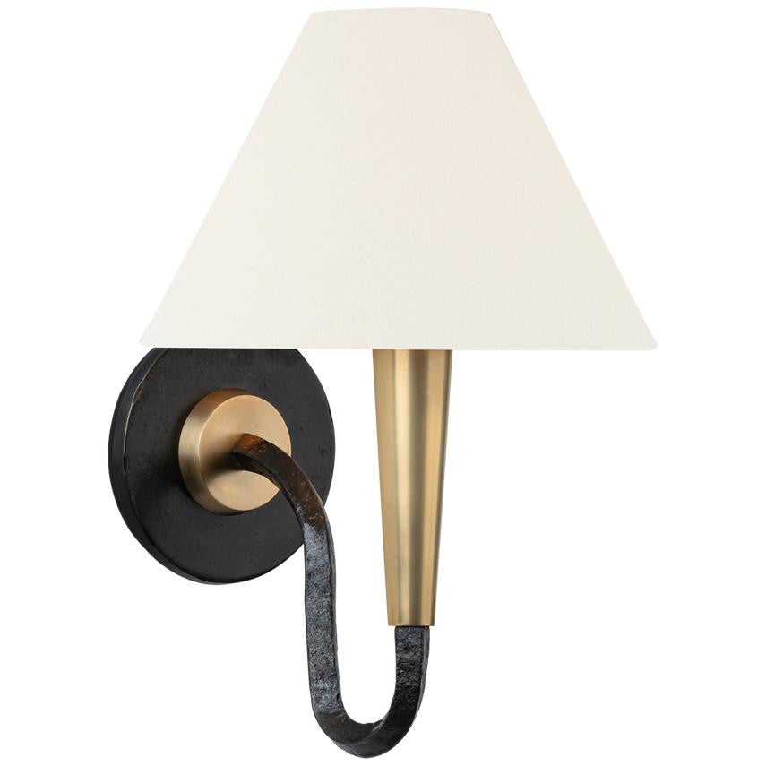 Visual Comfort Signature Cavalli 13 Aged Iron and Hand-Rubbed Antique Brass