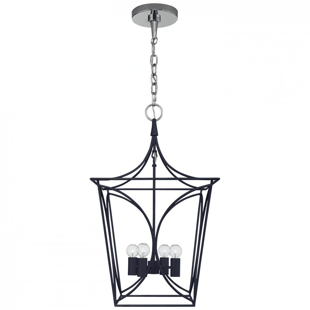 Visual Comfort Signature Cavanagh Lantern Pendant Polished Nickel