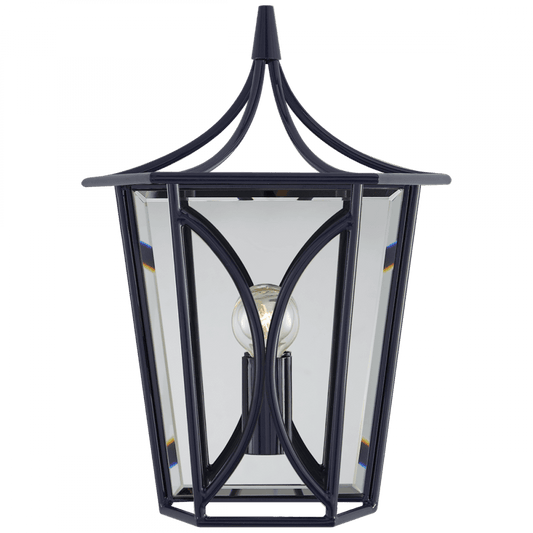 Visual Comfort Signature Cavanagh Lantern Wall Sconce Polished Nickel