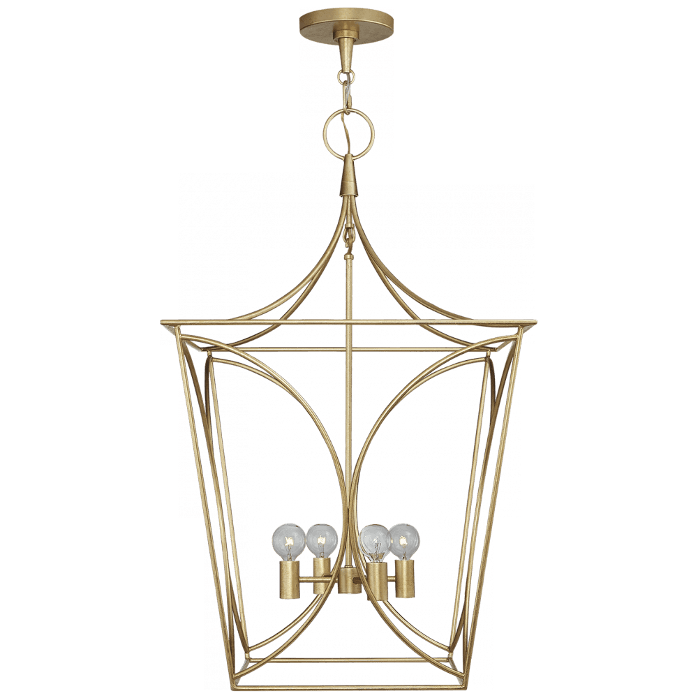 Visual Comfort Signature Cavanagh Medium Hanging Lantern Gild