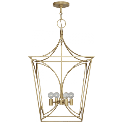 Visual Comfort Signature Cavanagh Medium Hanging Lantern Gild