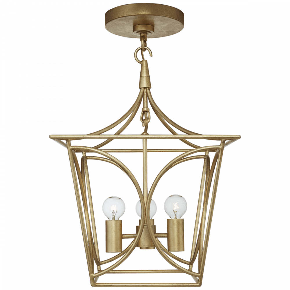 Visual Comfort Signature Cavanagh Mini Hanging Lantern Gild