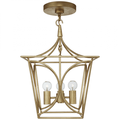 Visual Comfort Signature Cavanagh Mini Hanging Lantern Gild