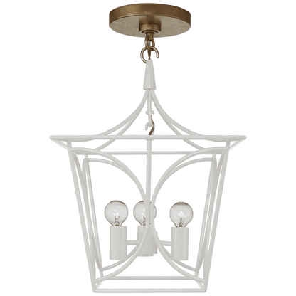 Visual Comfort Signature Cavanagh Mini Hanging Lantern Light Cream