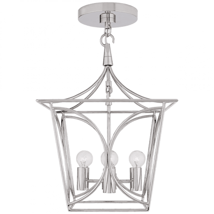 Visual Comfort Signature Cavanagh Mini Lantern Polished Nickel
