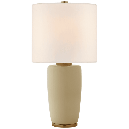 Visual Comfort Signature Chado Table Lamp Coconut Porcelain