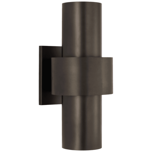 Visual Comfort Signature Chalmette Medium Layered Sconce Aged Iron