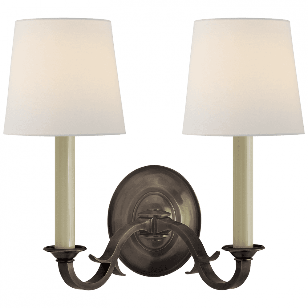 Visual Comfort Signature Channing Double Sconce Bronze