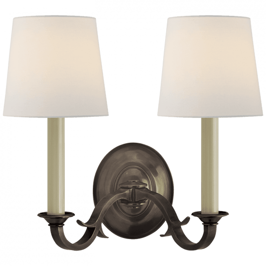 Visual Comfort Signature Channing Double Sconce Bronze