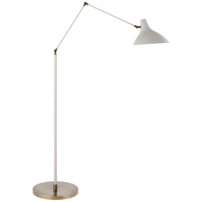 Visual Comfort & Co. Signature Collection Charlton Floor Lamp, 1-Light, Plaster White, 51"H (ARN 1006WHT 2K2QA)