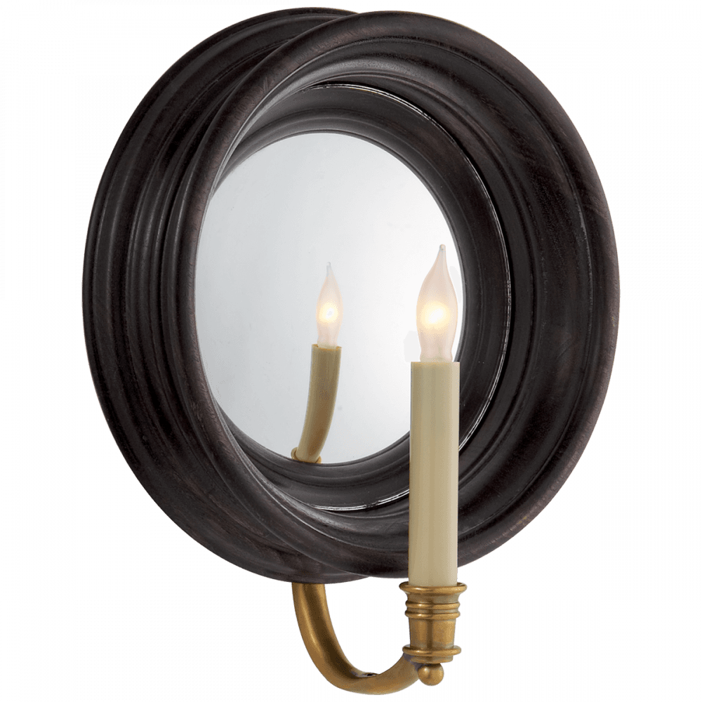 Visual Comfort & Co. Signature Collection Chelsea Reflection Wall Sconce, 1-Light, Tudor Brown Stain, 12.25"H (CHD 1186TB 25U5E)