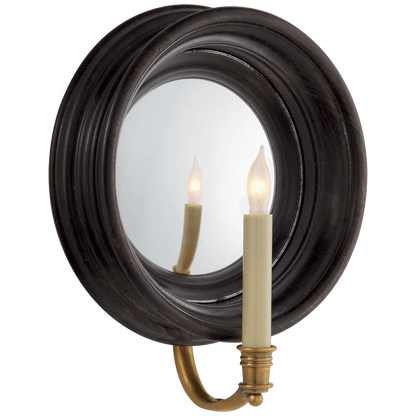 Visual Comfort & Co. Signature Collection Chelsea Reflection Wall Sconce, 1-Light, Tudor Brown Stain, 12.25"H (CHD 1186TB 25U5E)