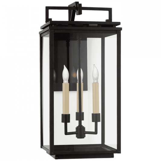 Visual Comfort Signature Cheshire Bracketed Outdoor Wall Lantern Aged Iron