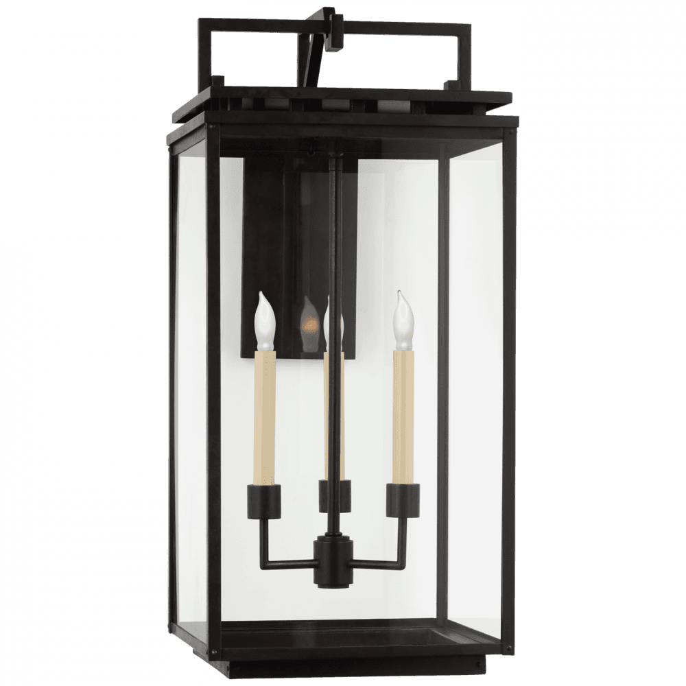 Visual Comfort Signature Cheshire Large Hanging Lantern Aged Iron