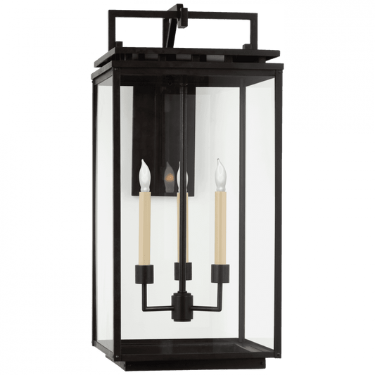 Visual Comfort Signature Cheshire Large Hanging Lantern Aged Iron