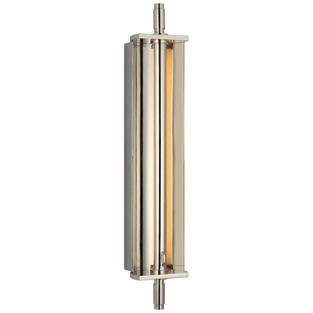 Visual Comfort Signature Cilindro Large Reflector Wall Sconce Polished Nickel