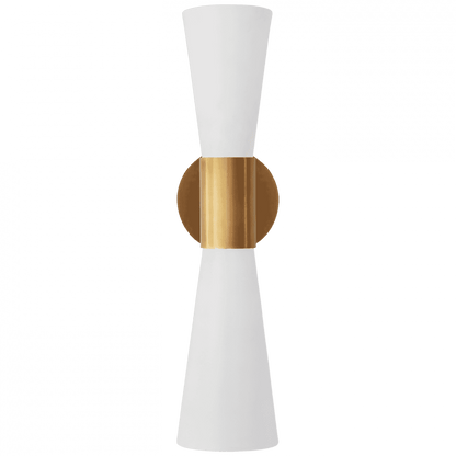 Visual Comfort Signature Clarkson Wall Sconce Hand-Rubbed Antique Brass